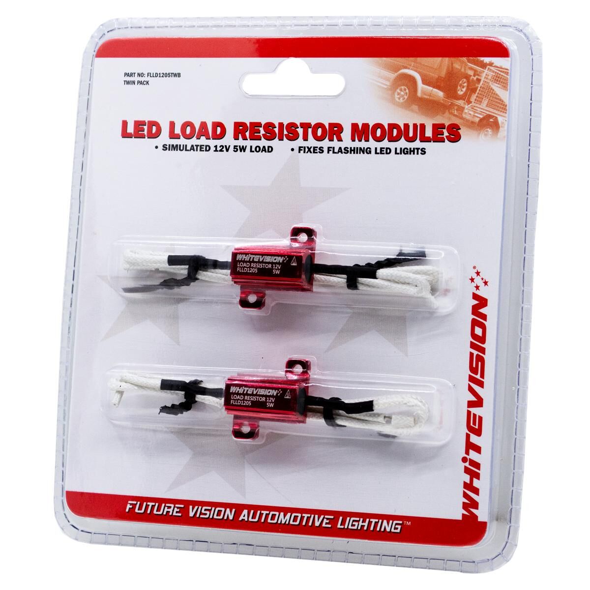 5W LED LOAD 12V RESISTOR TWIN PACK (39R), , scaau_hi-res