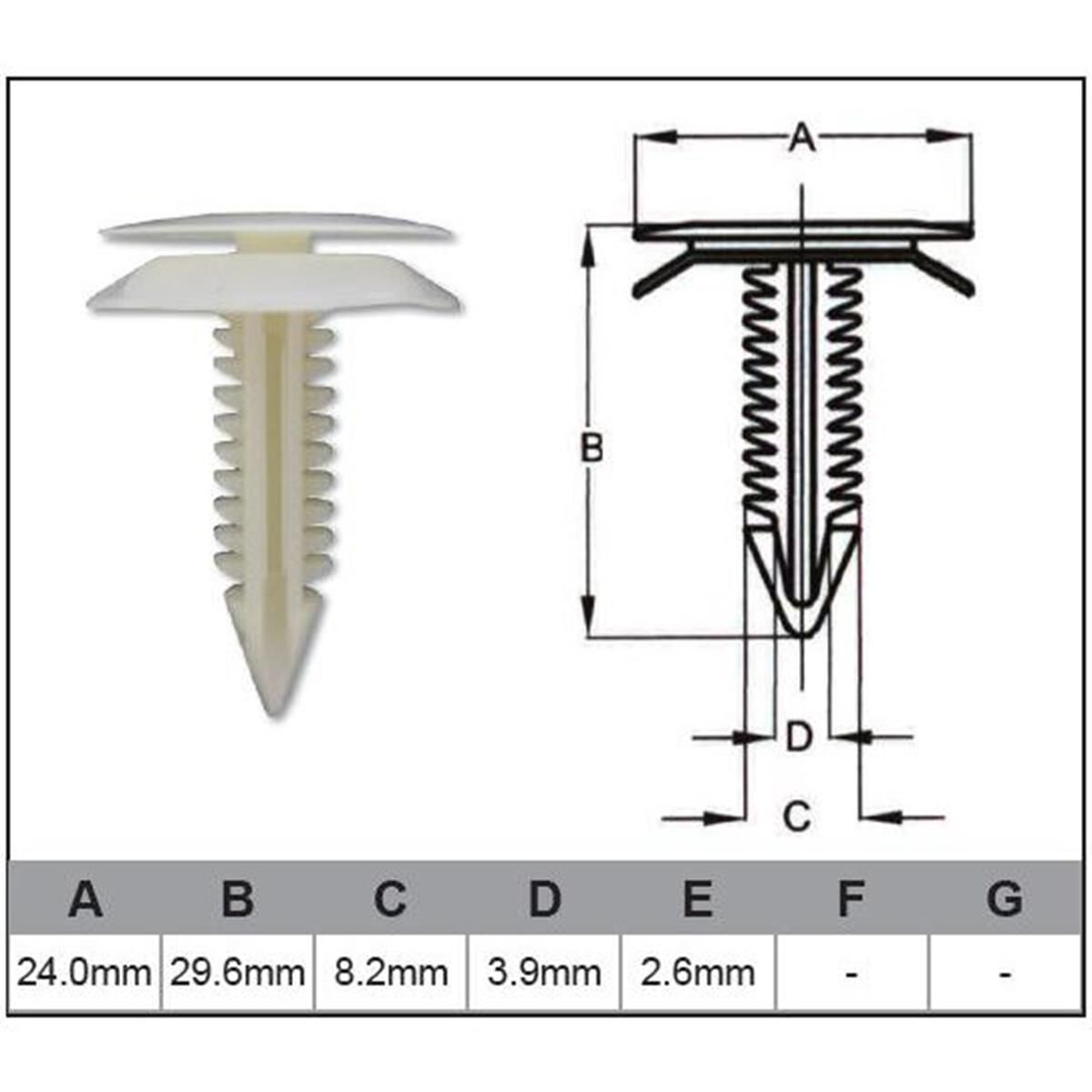 PKT 10 AUTOMOTIVE FASTENER, , scaau_hi-res