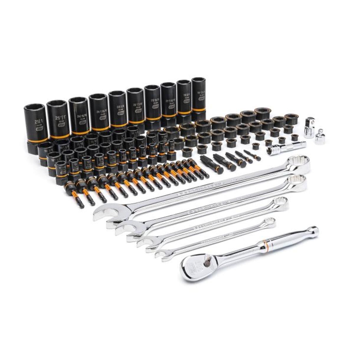 97 PIECE 1/4&rdquo;, 3/8&rdquo;, 1/2&rdquo; DRIVE BOLT BITER&trade; MECHANICS TOOL SET IN FOAM STORAGE TRAY, , scaau_hi-res