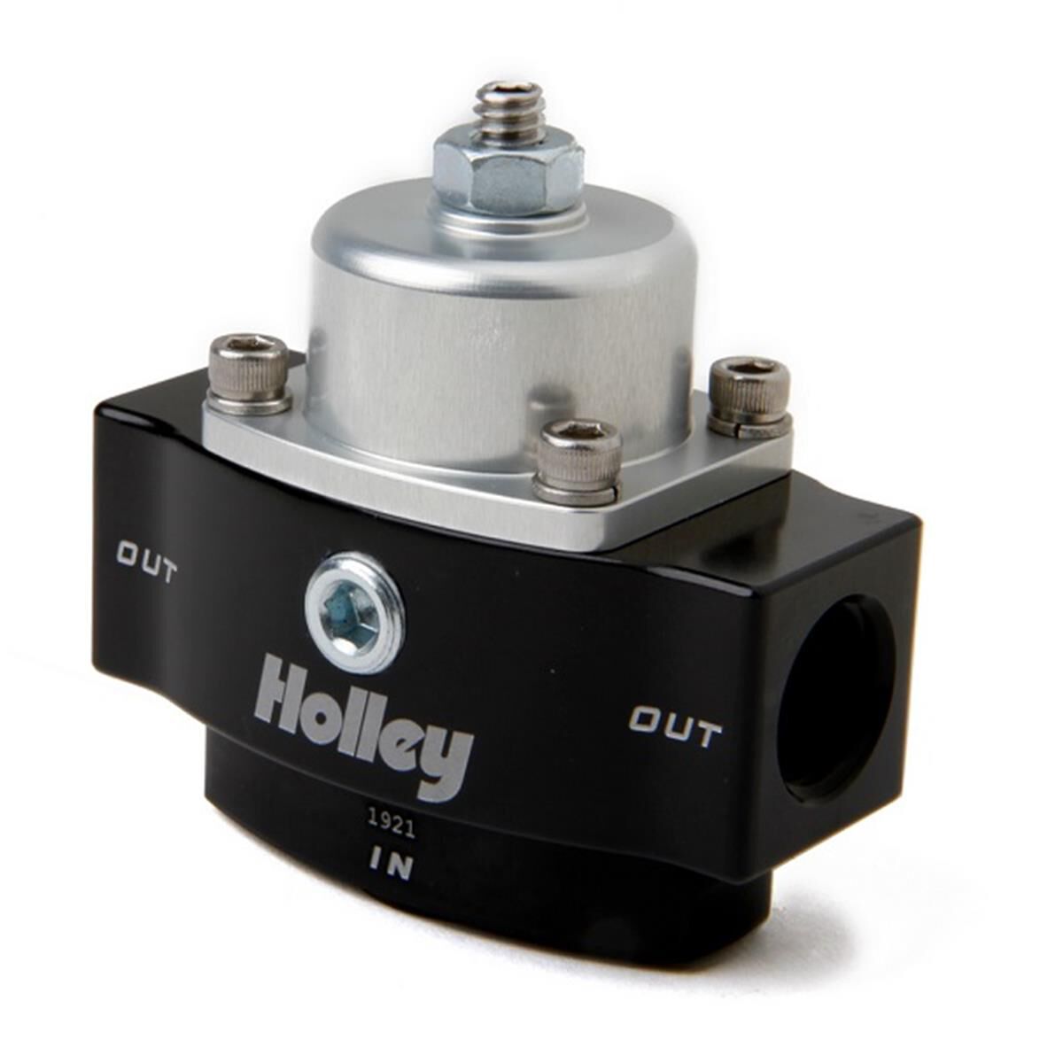 HOLLEY  FUEL REGULATOR BILLET FP REG, ADJ 4.5-9 PSI S, , scaau_hi-res