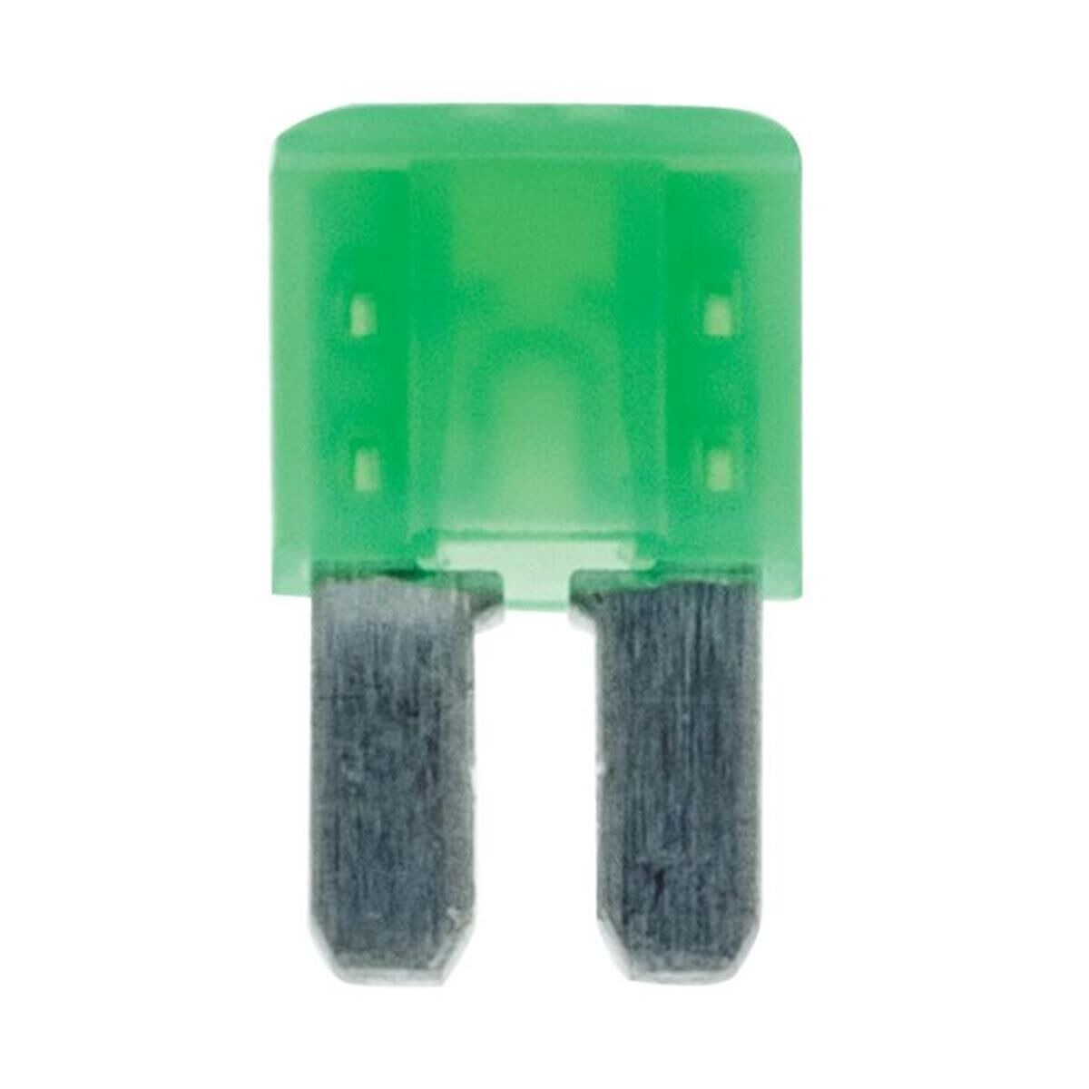 PKT 5 MICRO 2 BLADE FUSE 30 AMP GREEN - FUSES & CIRCUIT BREAKERS, , scaau_hi-res