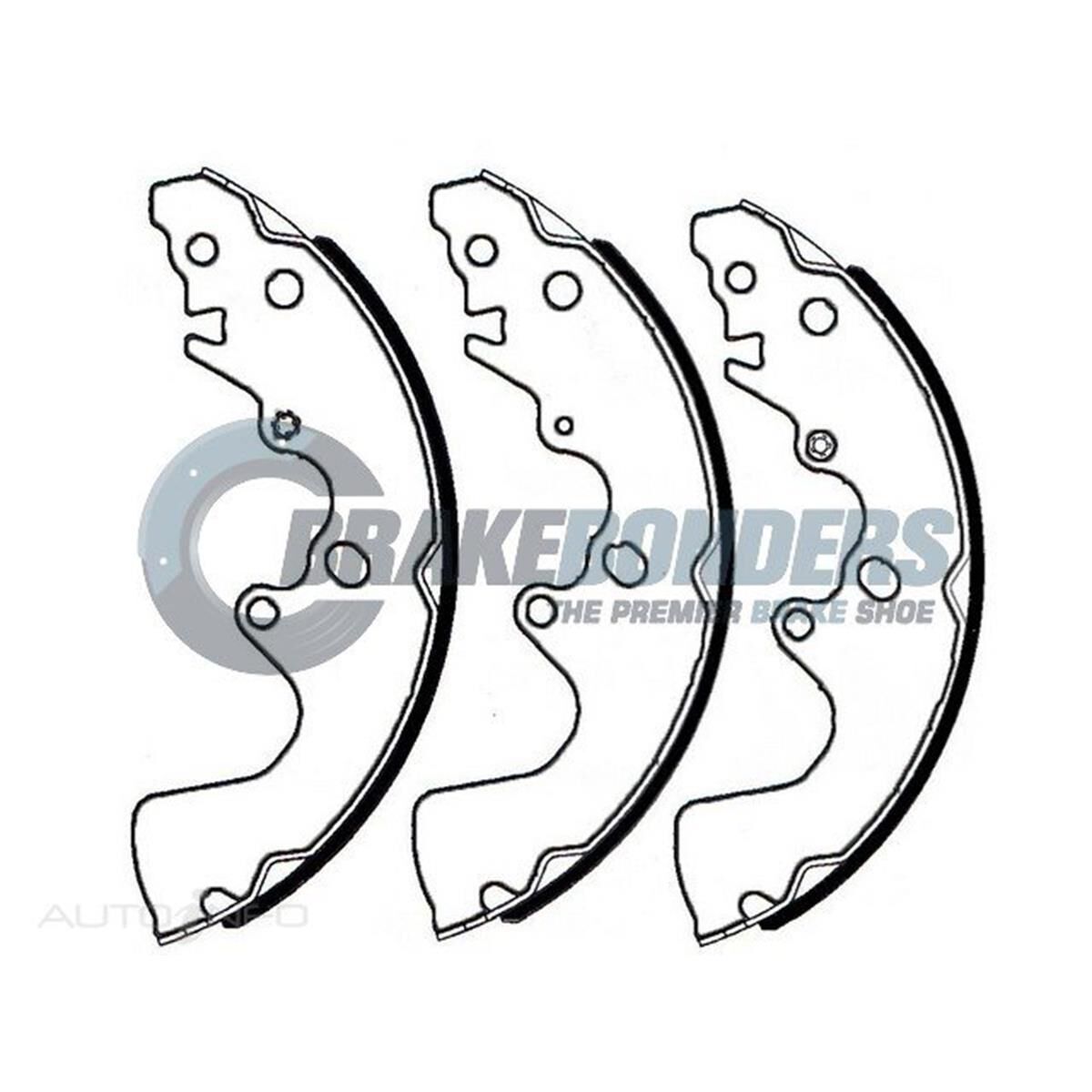 Brake Shoes - Suzuki 254mm, , scaau_hi-res