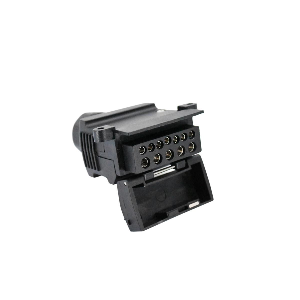 12 PIN FLAT TORNADO TRAILER SOCKET WITH REED SWITCH, , scaau_hi-res