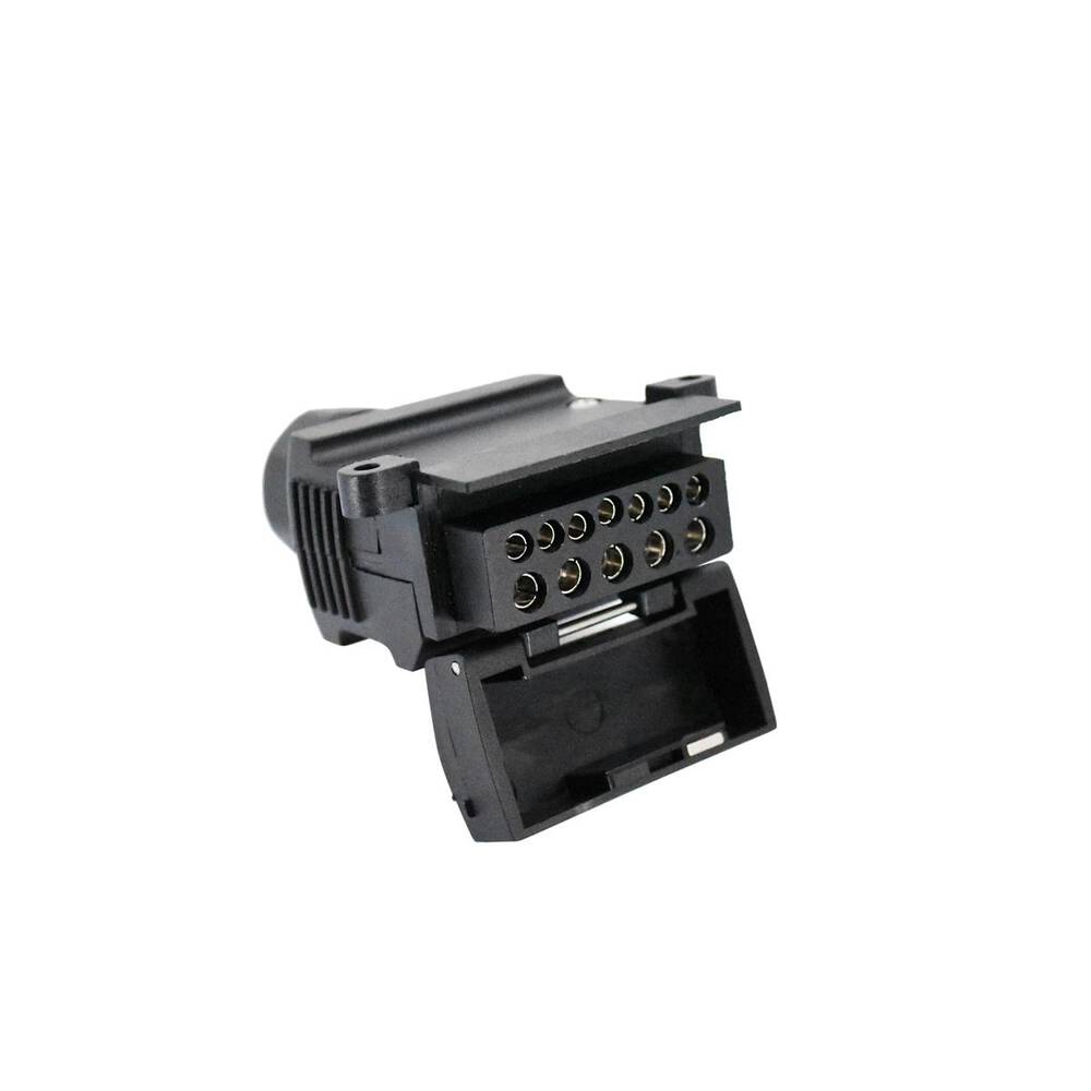 Trailer Vision 12 Pin Flat Tornado Trailer Socket With Reed Switch - TV ...
