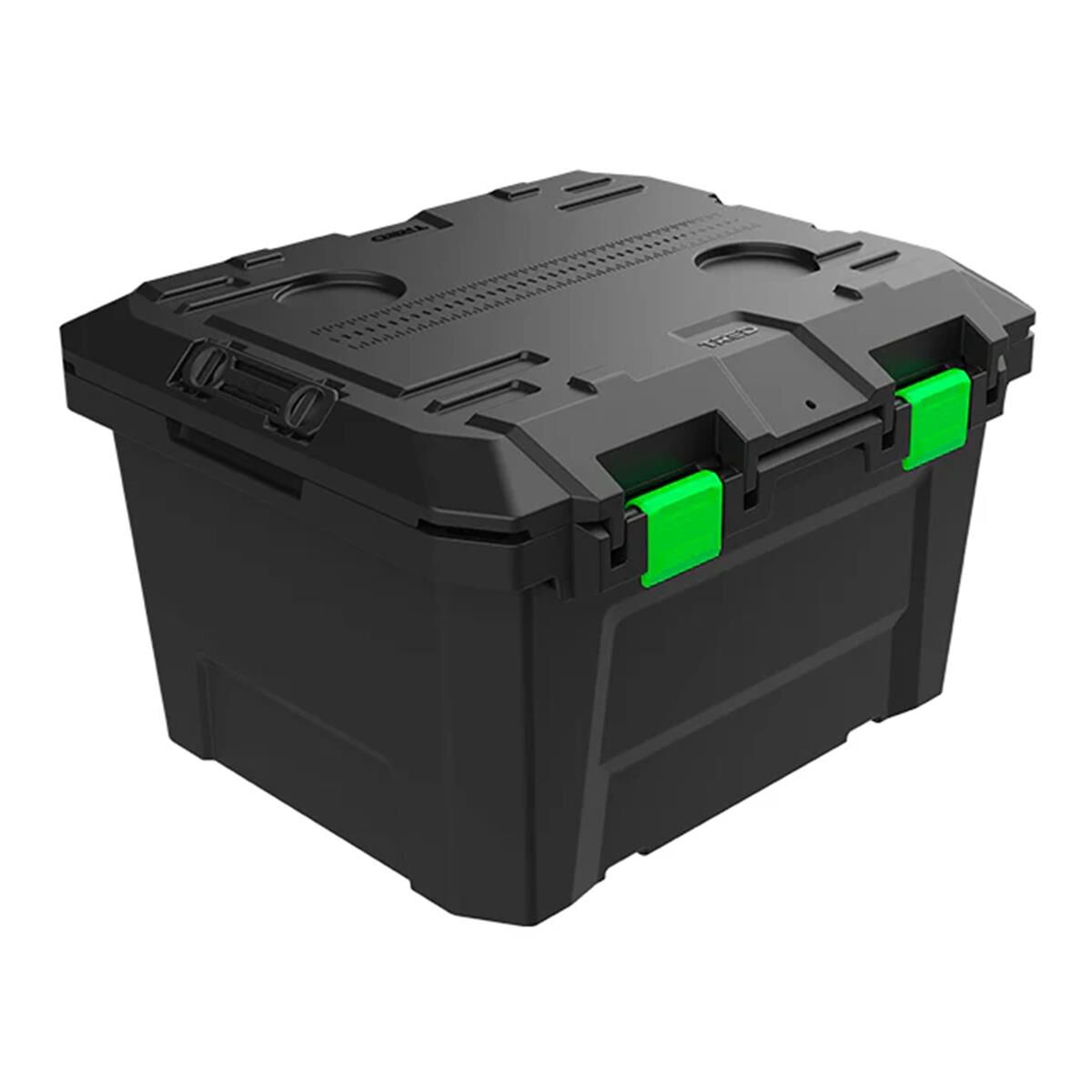 TRED GT 50-40 STORAGE BOX 65L- MID - BLACK WITH GREEN, , scaau_hi-res