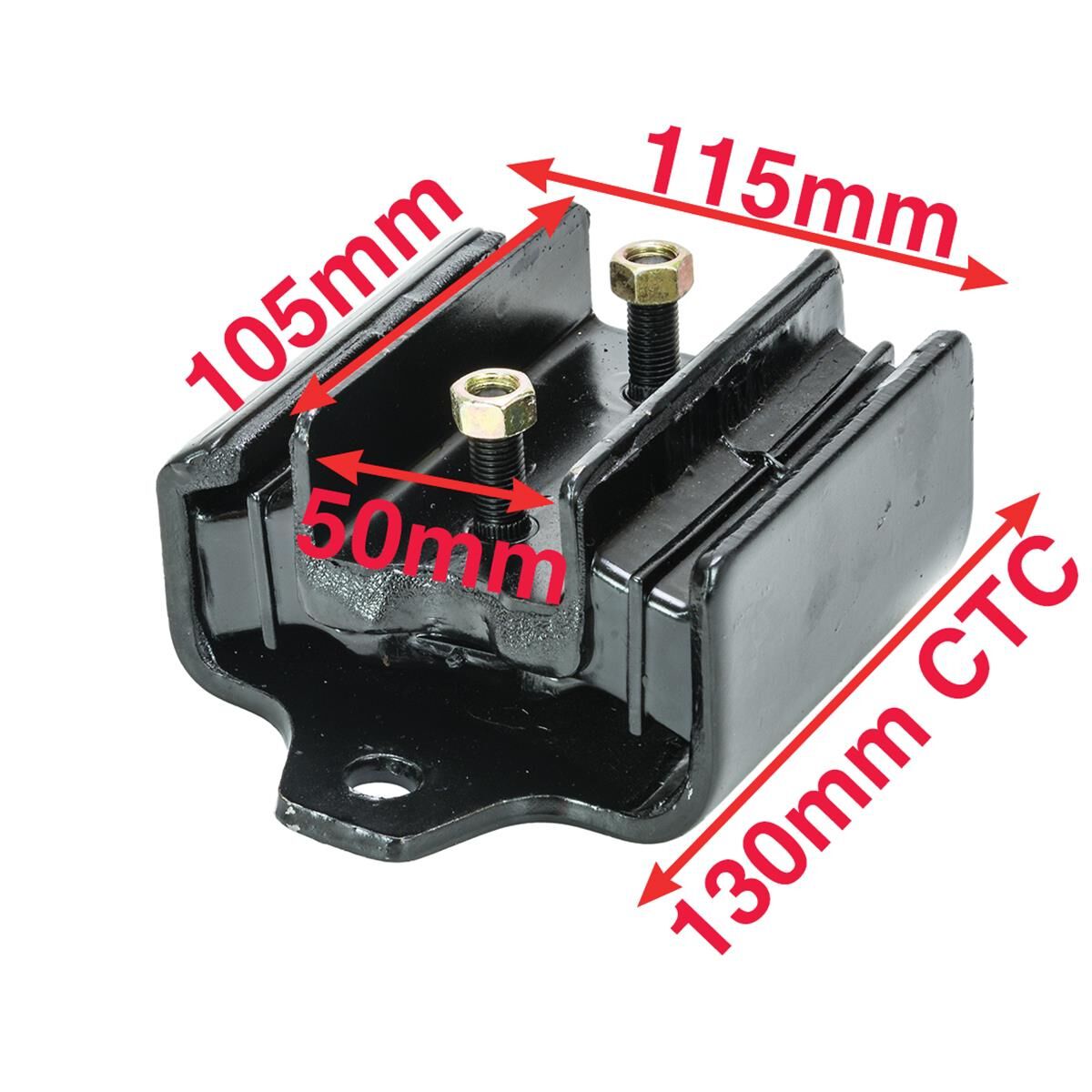 Engine Mount Rear - NISSAN NAVARA D22 - 3.2L I4  DIESEL - Manual & Auto, , scaau_hi-res