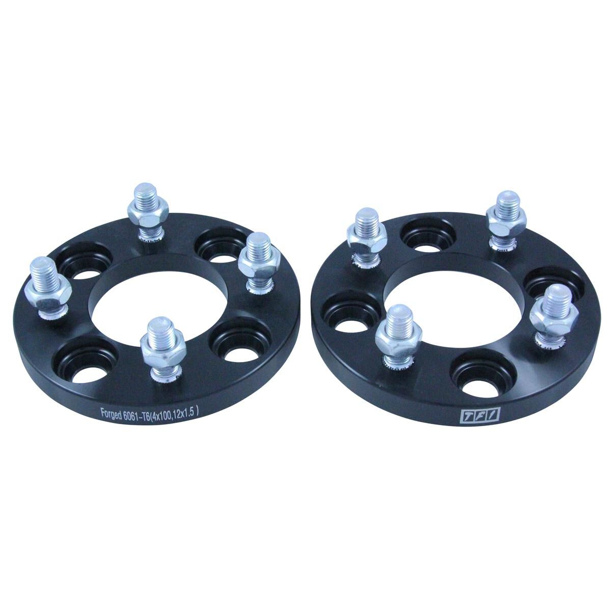 Wheel Spacer Kit 15mm Thick Size 4x100 12x1.5 Stud, , scaau_hi-res