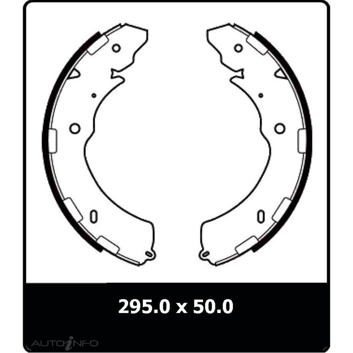PTX BRAKE SHOE MITSUBISHI TRITON, , scaau_hi-res
