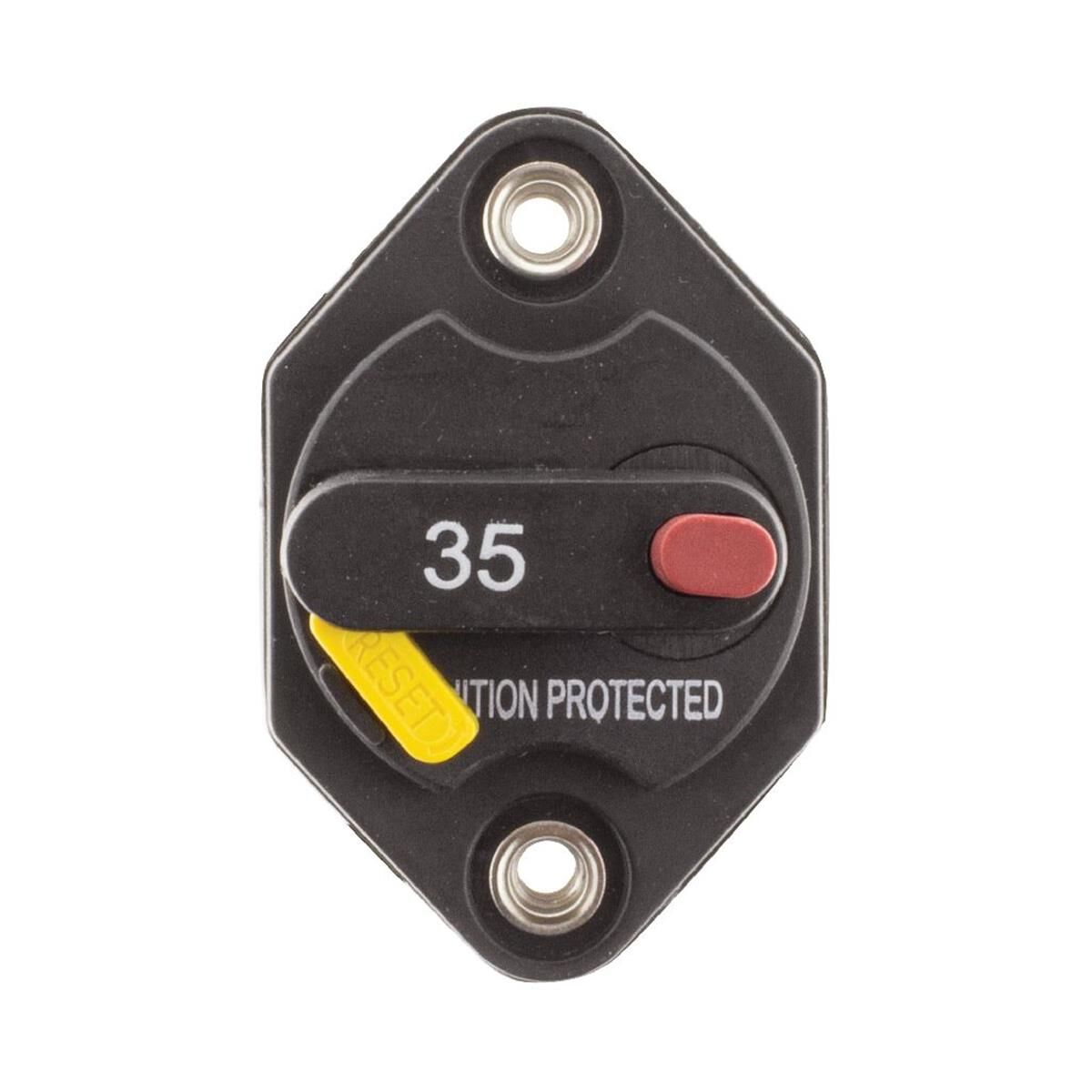 CIRCUIT BREAKER TYPElll 35AMP MAMUAL RESET PANEL MOUNT - FUSES & CIRCUIT BREAKERS, , scaau_hi-res