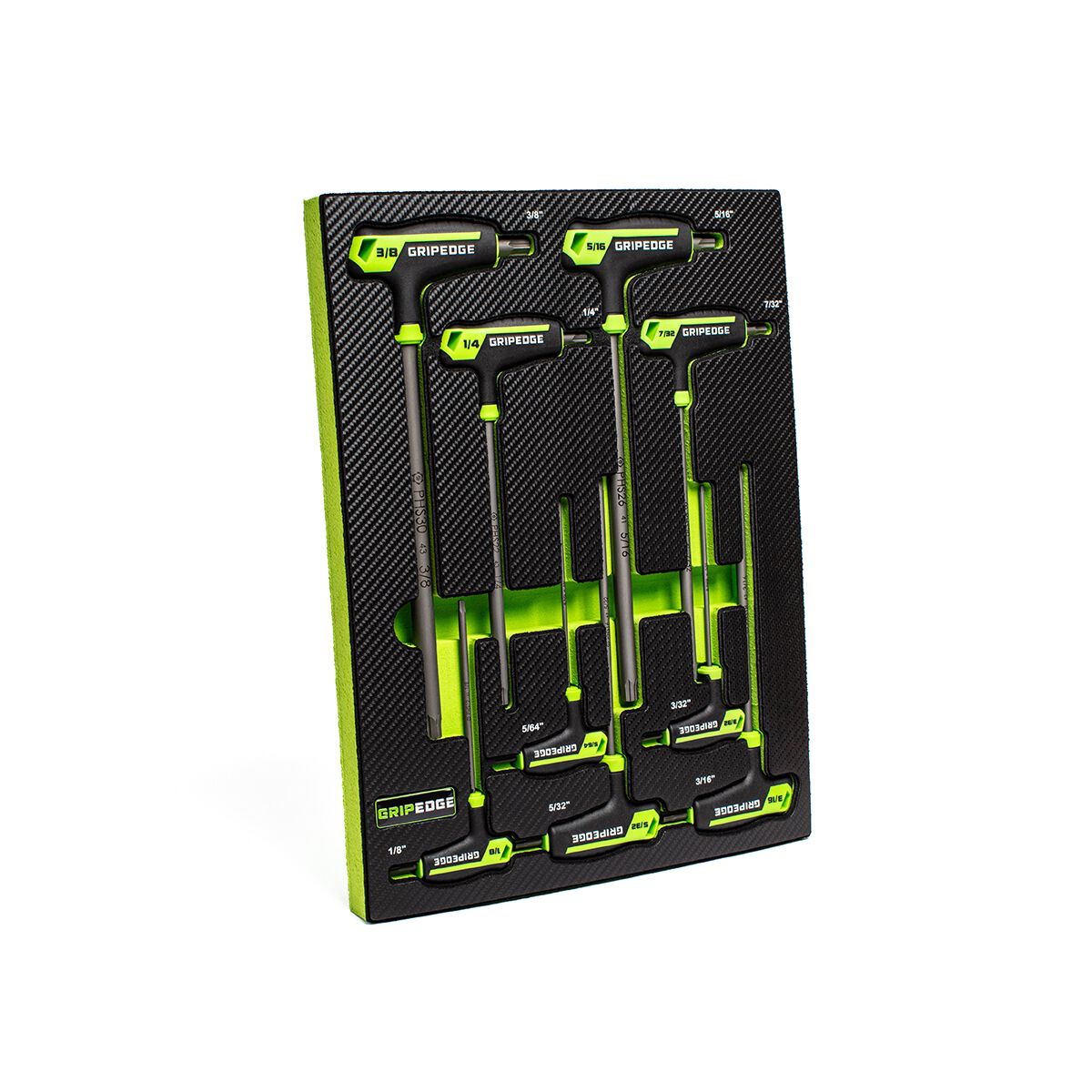 GRIPEDGE SAE HEX T HANDLE SET 9PC, , scaau_hi-res