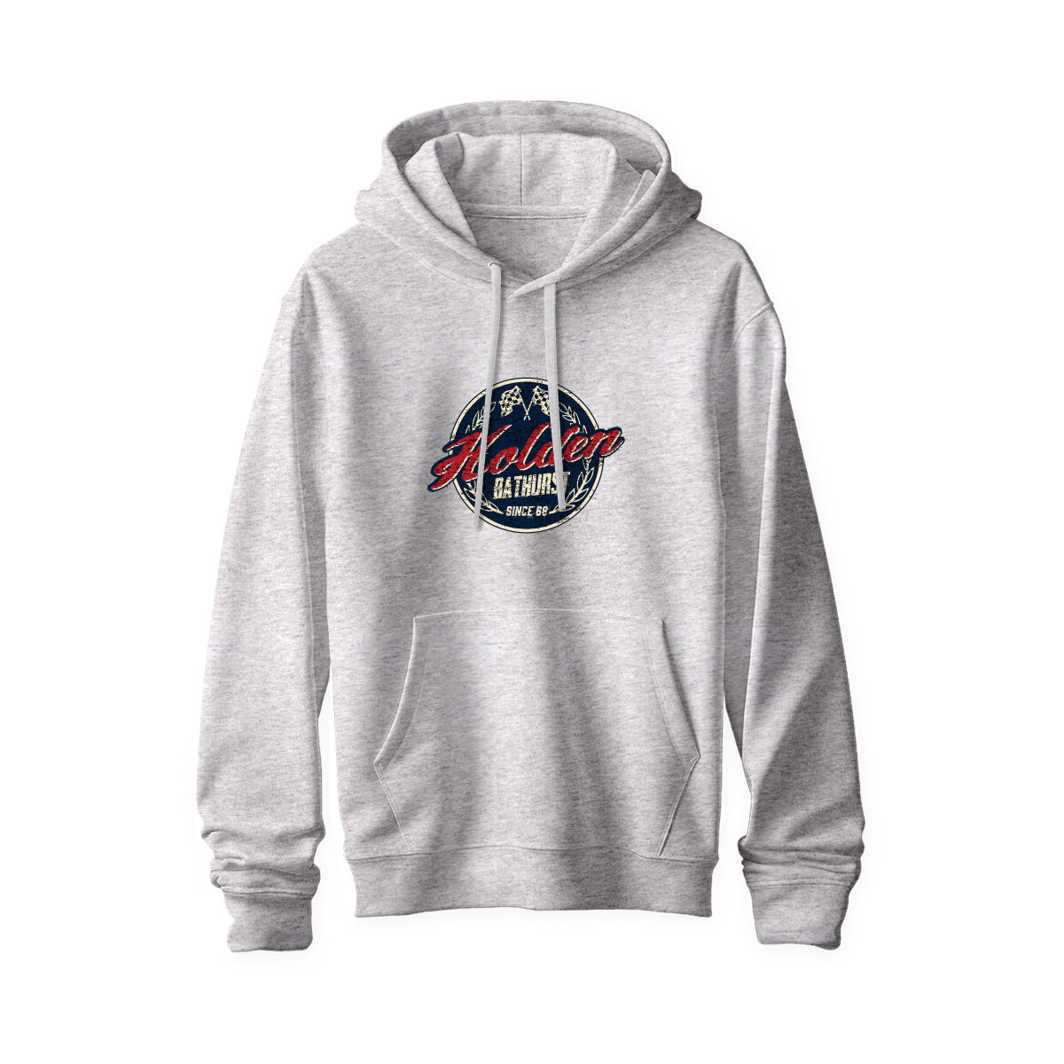 ADULT HOODIE-GREY MARLE [HOLDEN BATHURST SINCE 68] [S], , scaau_hi-res
