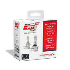 LED HB3 DIRCET FIT PLUS V2 12-24V 5700K 2500LM EACH GLOBE, , scaau_hi-res
