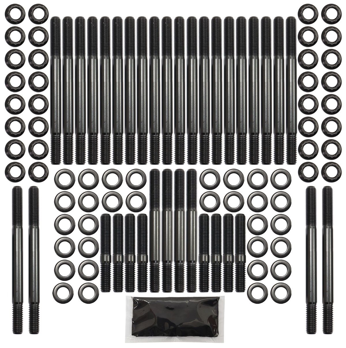 BIG BLOCK CHEV HEAD STUD KIT ALLOY FACTORY HEAD MARK 4 BOW BBC AEROFLOW - AF 37-2010, , scaau_hi-res