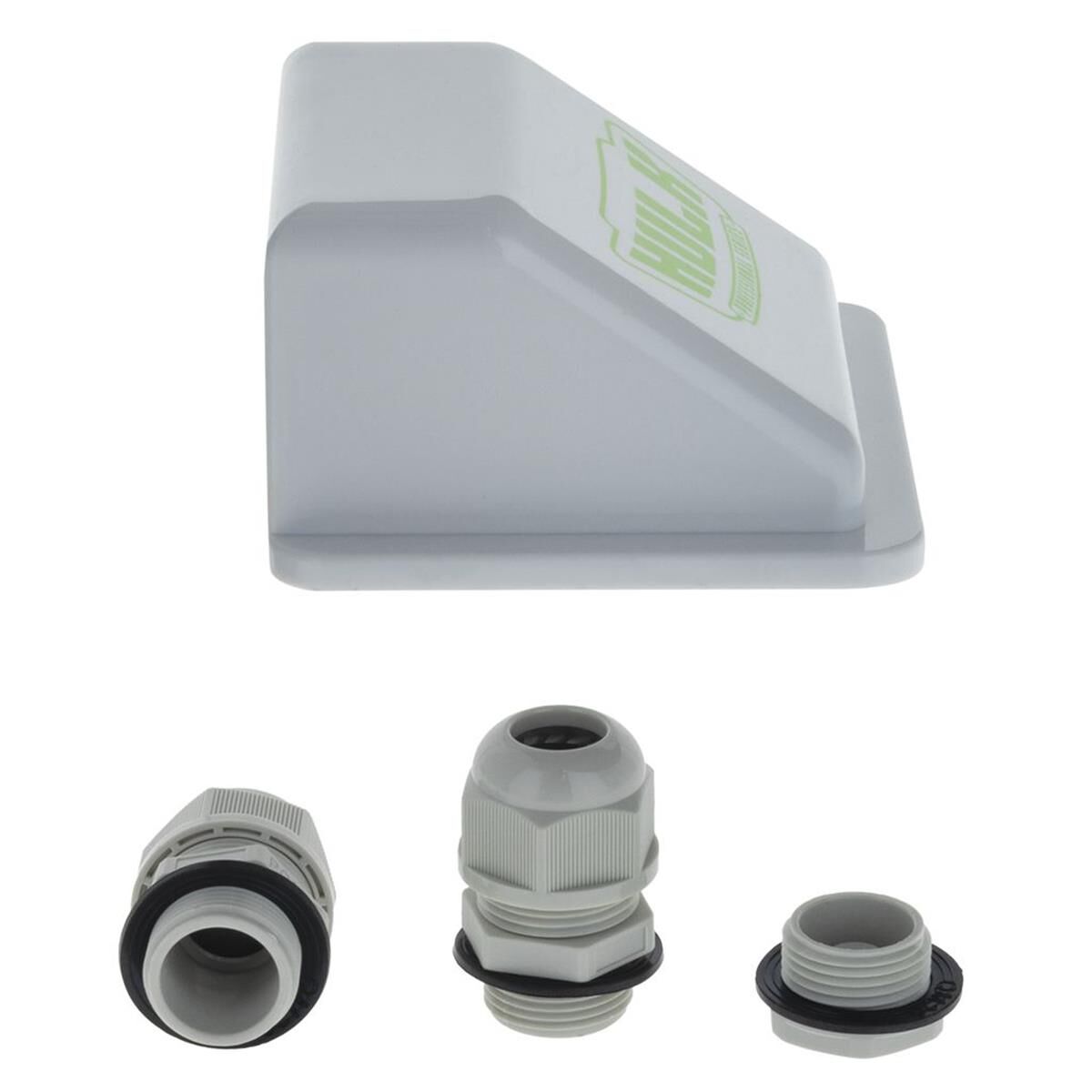 PKT 1 ABS SOLAR CABLE DUAL ENTRY POINT IP67 WHITE, , scaau_hi-res