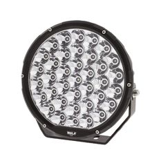 9" RND LED DRIVING LAMP DRIVNG BEAM 9-36V 160W 37 LEDs BLACK 15,600Lms, , scaau_hi-res