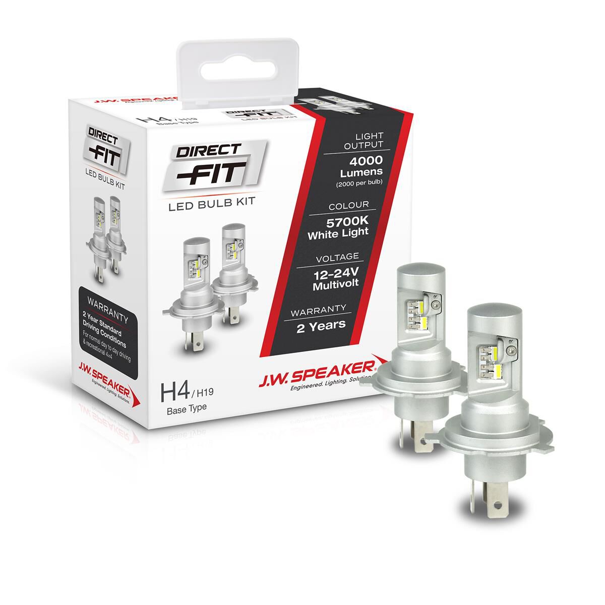 LED H4 Direct Fit Hi/Lo 12-24V 6000K, , scaau_hi-res