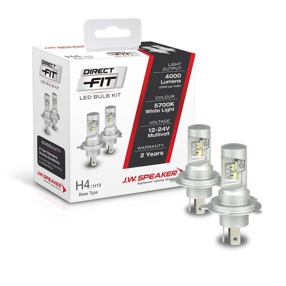 J.W. Speaker LED H4 Direct Fit Headlight Conversion Kit - 999004 ...