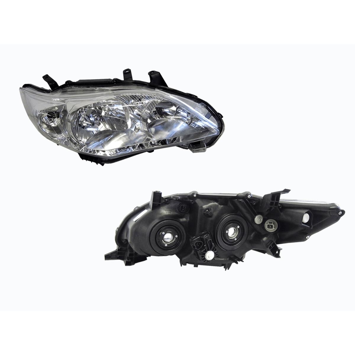 TOYOTA COROLLA SEDAN  ZRE152 SERIES 2  10/2009 ~ 12/2012  HALOGEN HEADLIGHT  RIGHT HAND SIDE, , scaau_hi-res