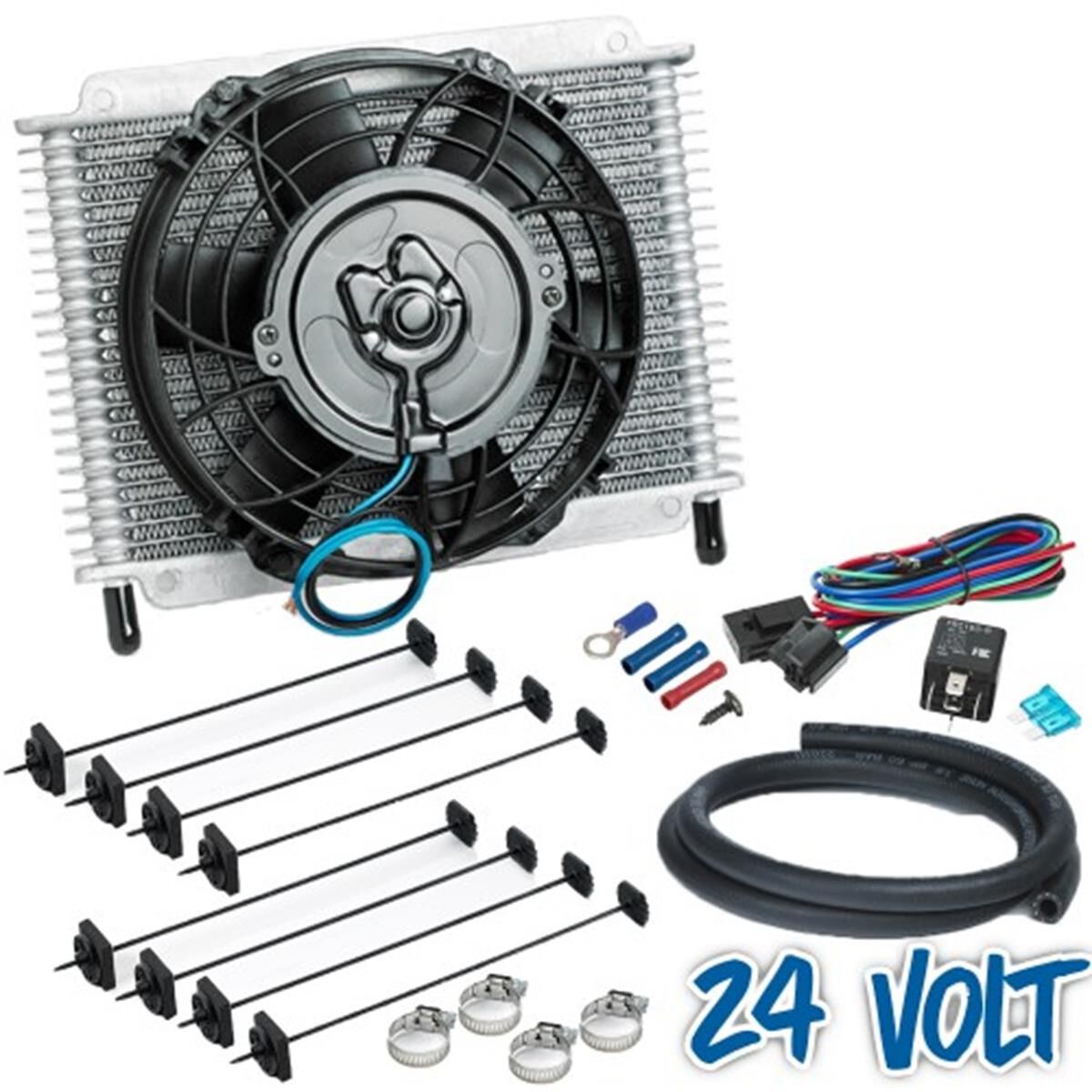 21-PLATE CORE &AMP; 8" SLIMLINE 24V THERMATIC FAN COMBO KIT, , scaau_hi-res