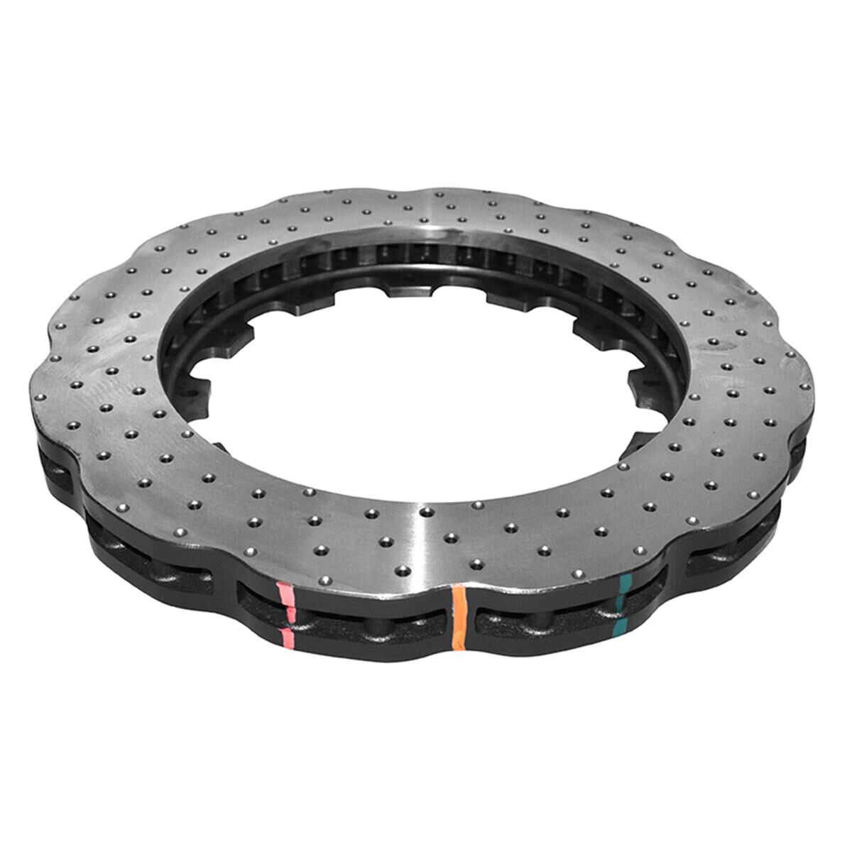 5000 Rotor Cross Drilled/Dimpled WAVE Disc KP 370mmx34mm [ AUDI-RS3 -> F ] NAS Nuts Included, , scaau_hi-res