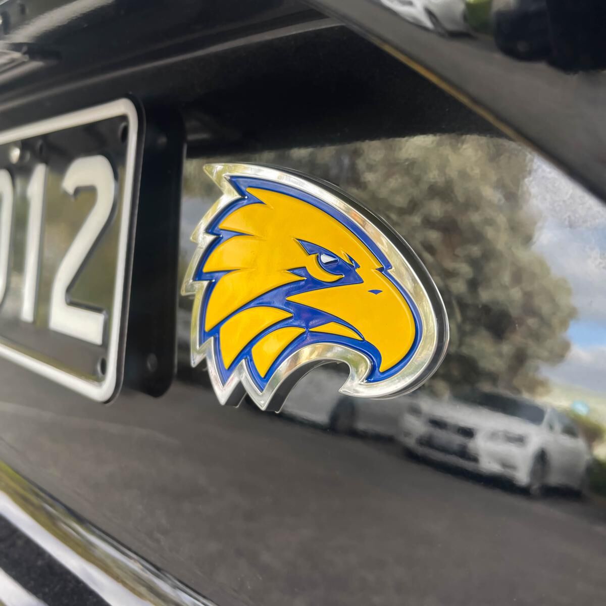 AFL WEST COAST EAGLES 3D CHROME CAR EMBLEM, , scaau_hi-res