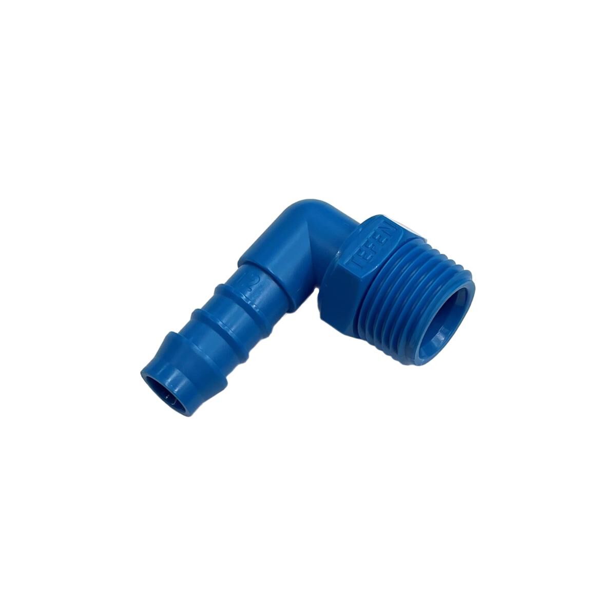 Nylon Male Elbow 12mm Hose to 1/2 Inch Bsp, , scaau_hi-res