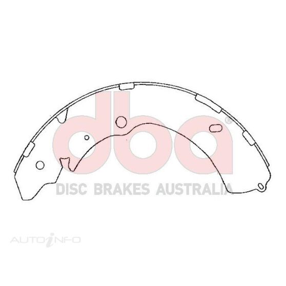 Street Series Brake Shoes [Holden Colorado/Rodeo 295mm], , scaau_hi-res