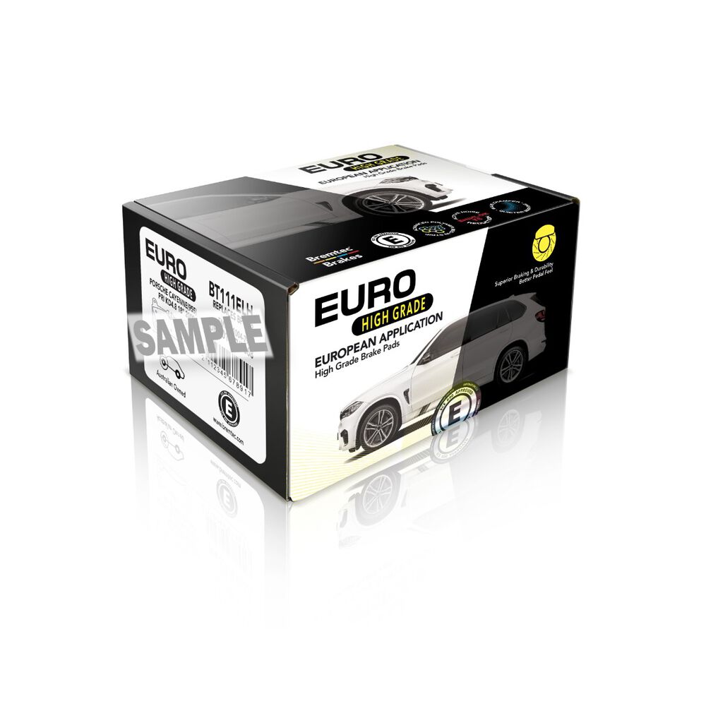 Bremtec EuroLine HD Ceramic+ Brake Pads Zero Dust, BT1806ELH