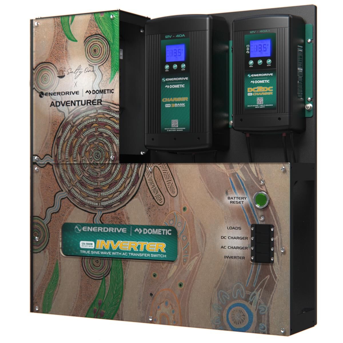 SALTY ONE X ADVENTURER POWER SYSTEM - LEFT MOUNT, , scaau_hi-res