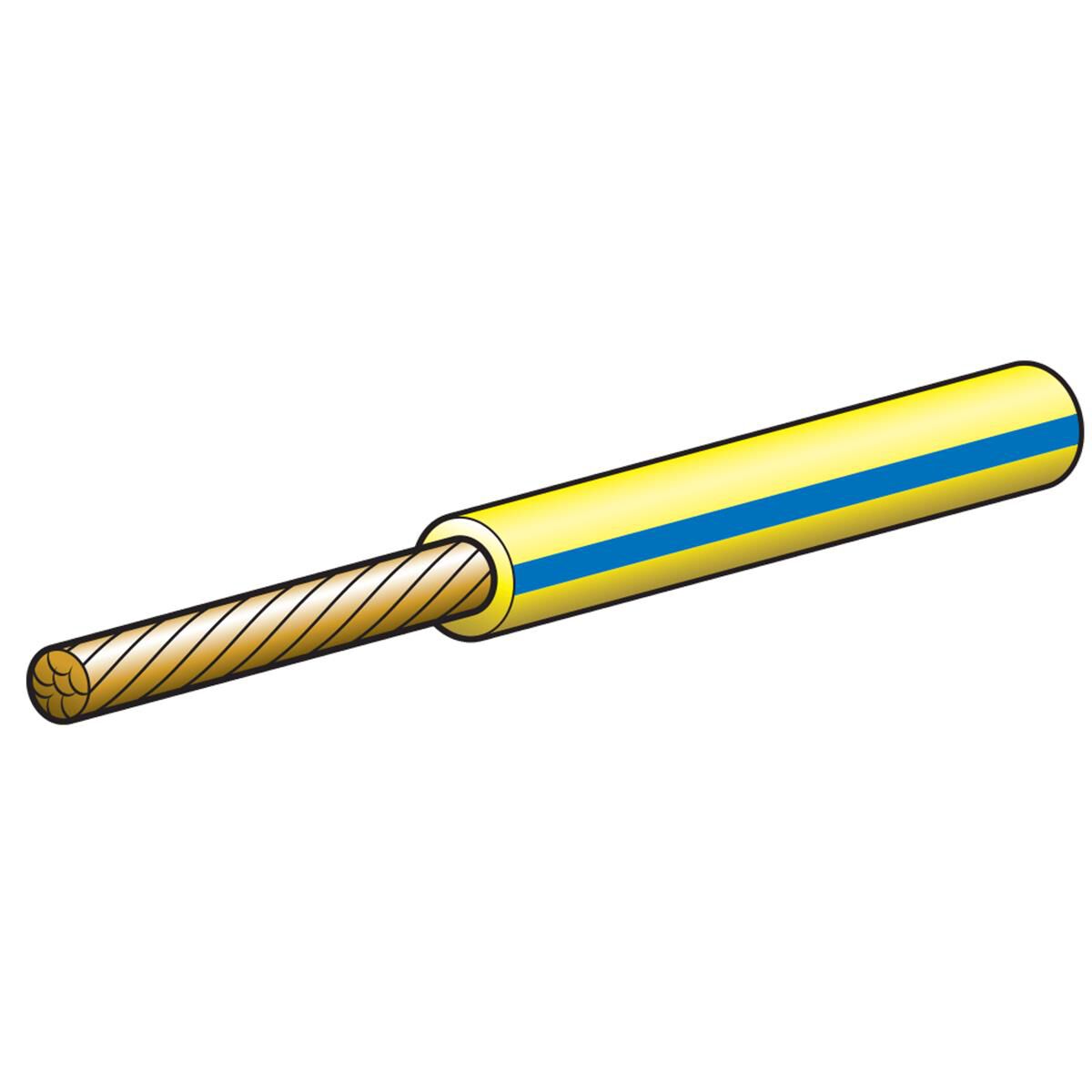 CAB S/C TR 4MM 15A 30M YW+BE, , scaau_hi-res