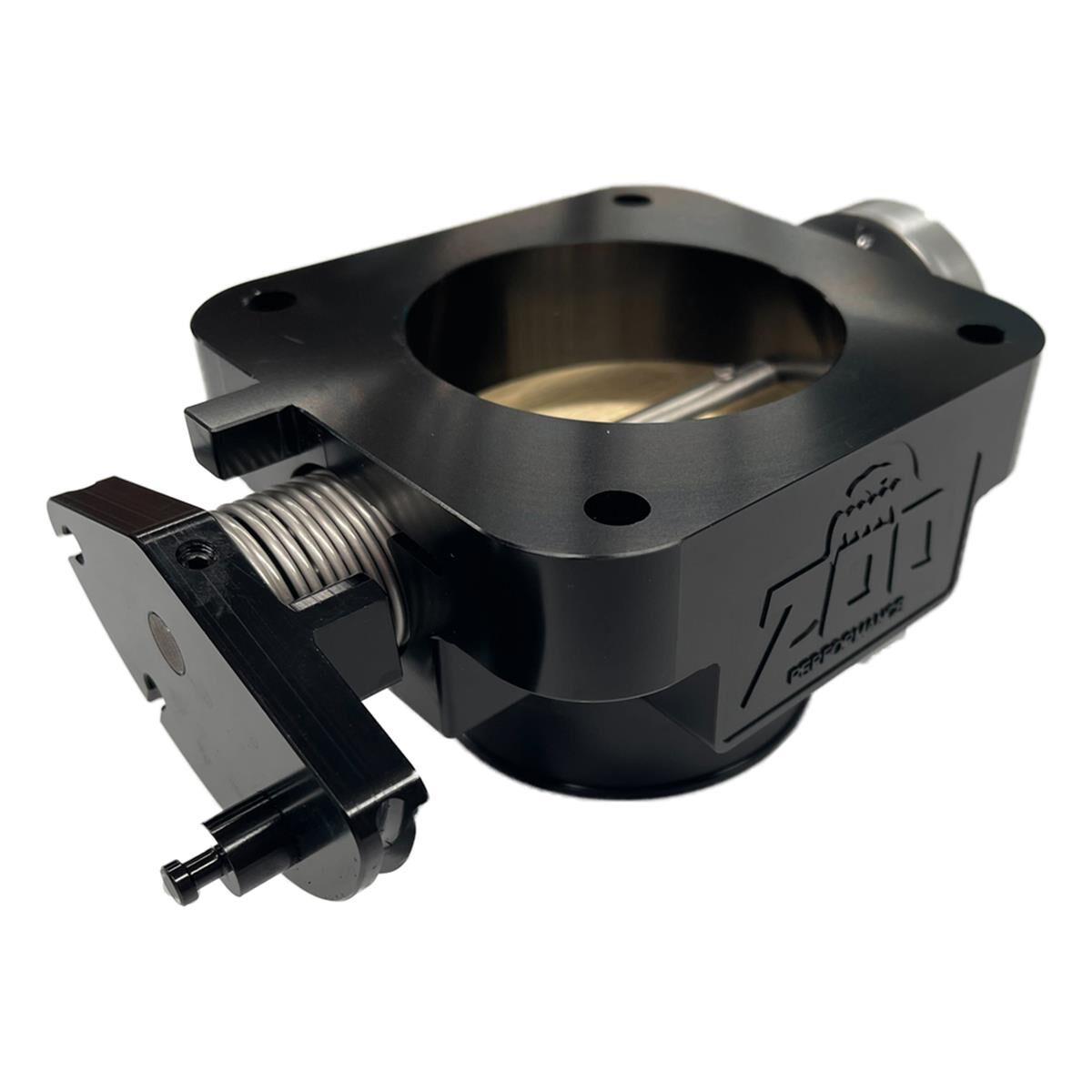SR20 S13 THROTTLE BODY 76MM - BLACK, , scaau_hi-res