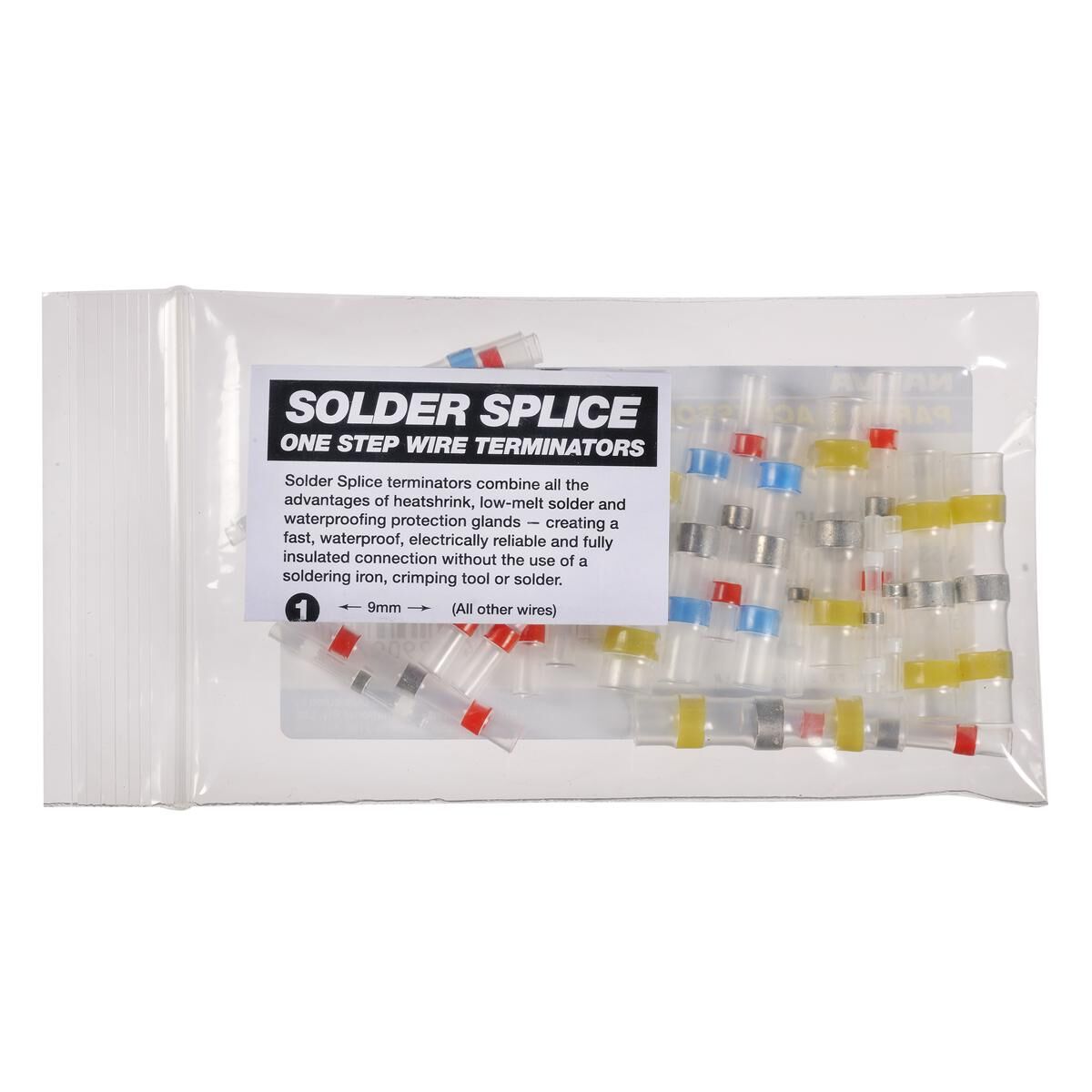 NARVA SOLDER SPLICE ASSORTMENT (25 PACK), , scaau_hi-res