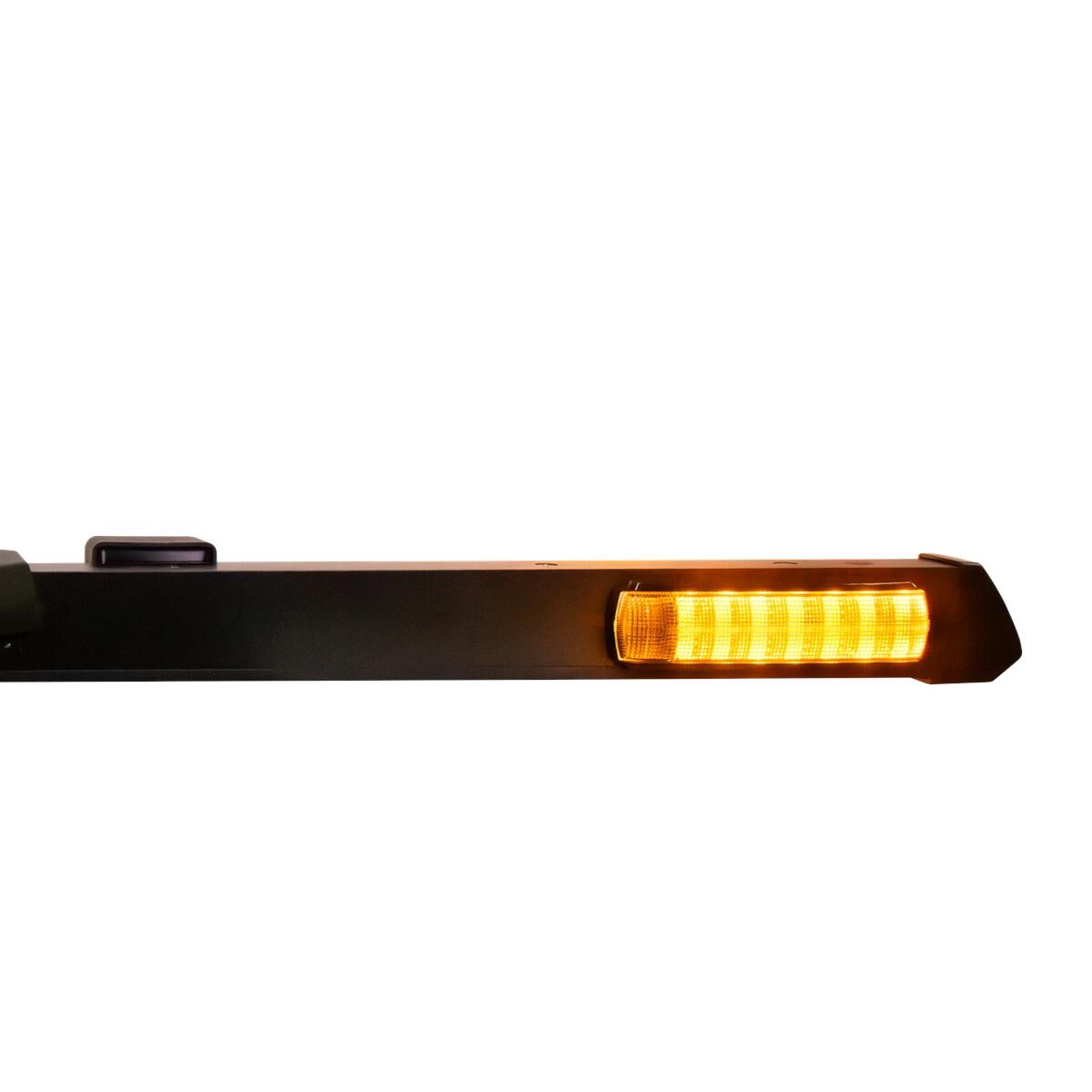 Narva 12V LED Low-Profile Rotating Strobe Utility Bar - 1.2m with Forward Indicators & Squawk Reverse Alarm, , scaau_hi-res