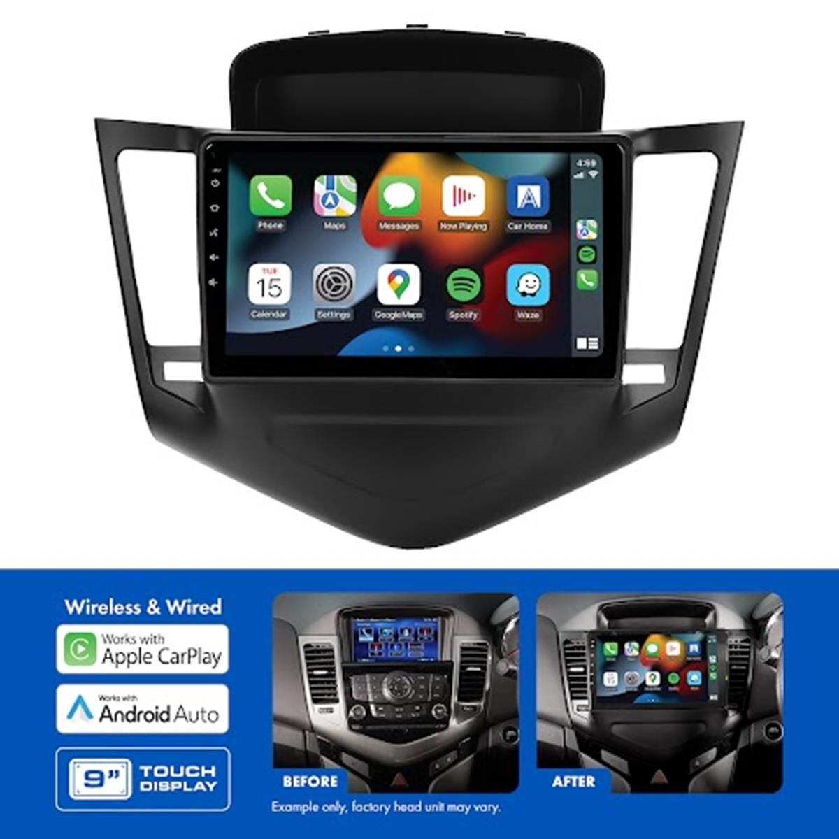 9" MULTIMEDIA RECEIVER TO SUIT HOLDEN CRUZE WITH MYLINK (2009-2016), , scaau_hi-res