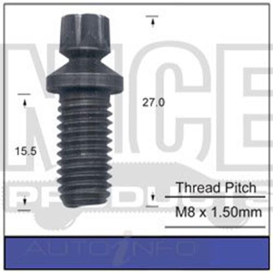 Nice Steering Shear Bolt NSB702 Supercheap Auto