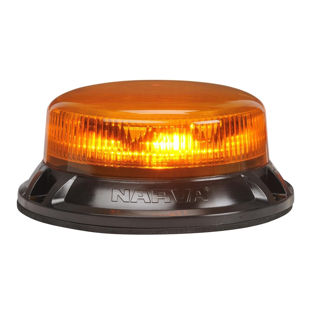 Narva 9-33V Low Profile Eurotech II LED Strobe Rotator (Amber) - Flange Base, , scaau_hi-res