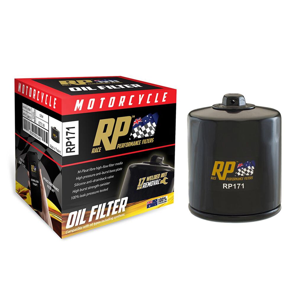Race Performance Motorcycle Oil Filter RP171 Supercheap Auto