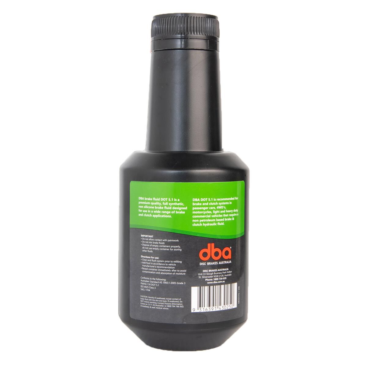 DBA Dot 5.1 Brake Fluid 500ml, , scaau_hi-res