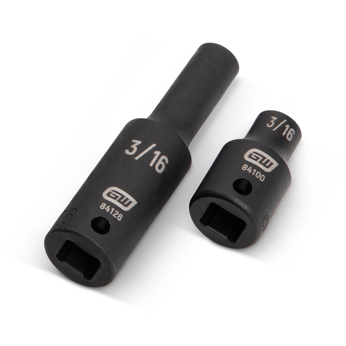 48 PC. 1/4&rdquo; DRIVE 6 POINT STANDARD & DEEP IMPACT METRIC & SAE SOCKET SET, , scaau_hi-res