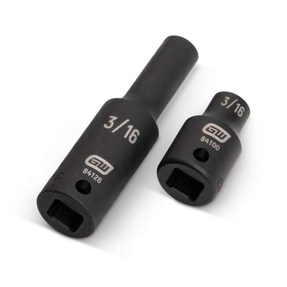 48 PC. 1/4” DRIVE 6 POINT STANDARD & DEEP IMPACT METRIC & SAE SOCKET SET, , scaau_hi-res