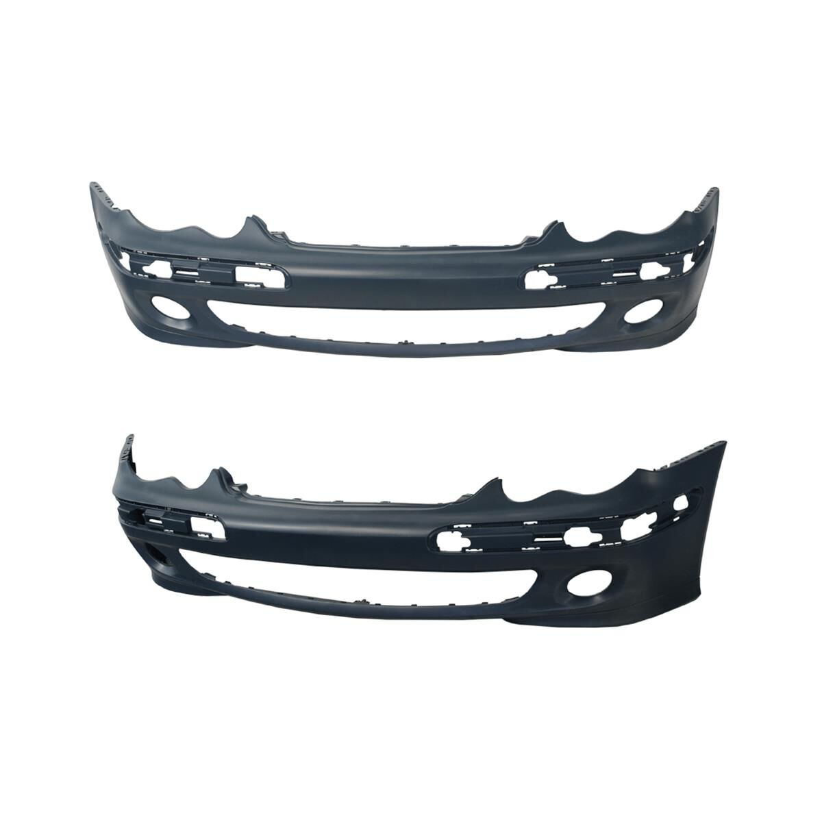 MERCEDES BENZ C-CLASS  W203 SEDAN  08/2004 ~ 6/2007  FRONT BUMPER BAR COVER, , scaau_hi-res