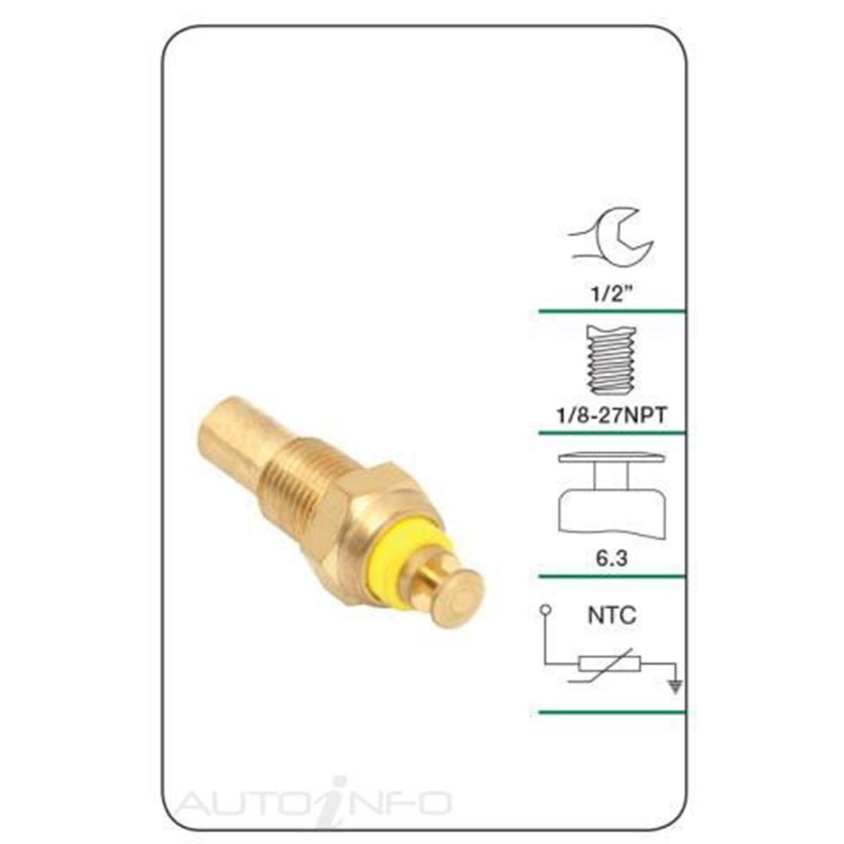 TRIDON WATER TEMPERATURE SENDER (GAUGE), , scaau_hi-res