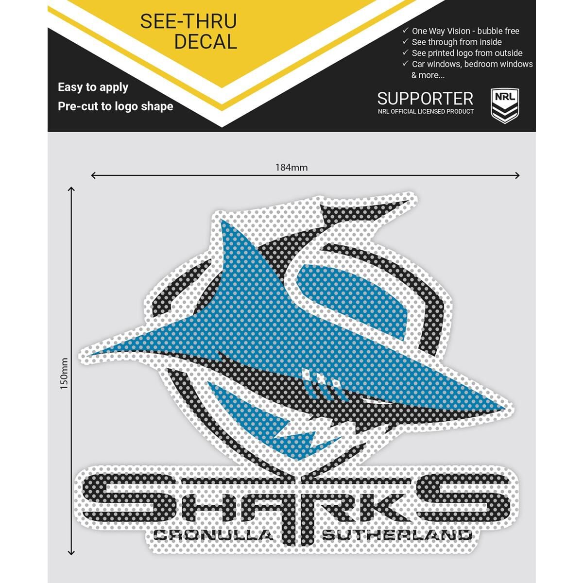 SHARKS ITAG SEE-THRU DECAL, , scaau_hi-res