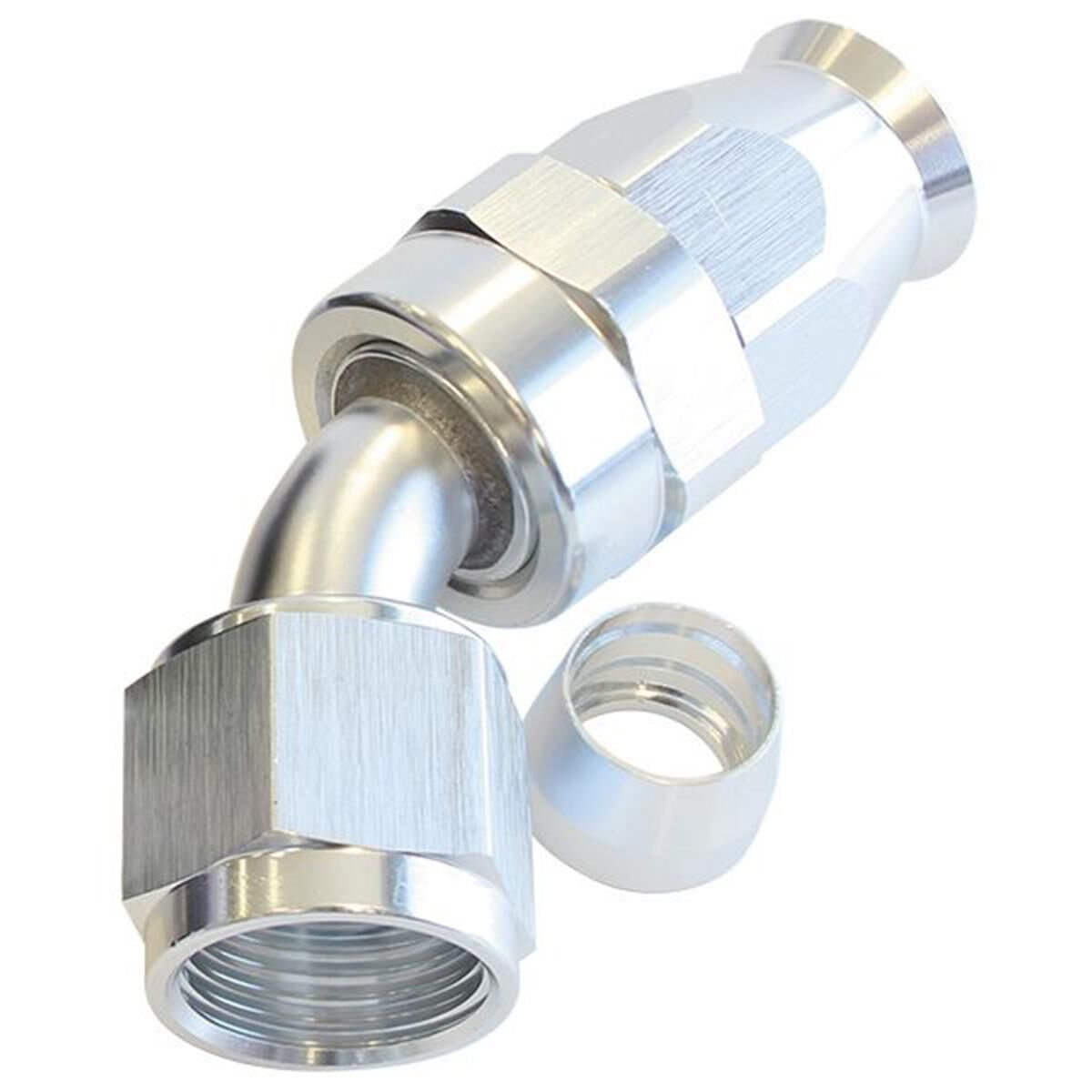 ALLOY 45 DEG HOSE END -6AN, , scaau_hi-res