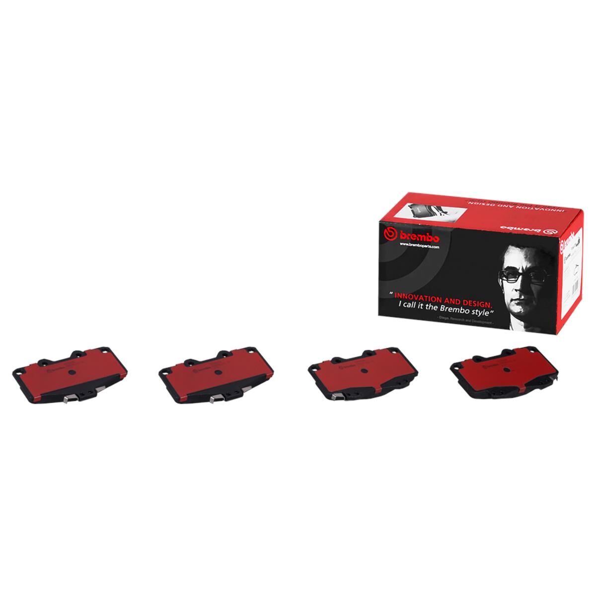 BREMBO DISC PAD SET NAO CERAMIC, , scaau_hi-res