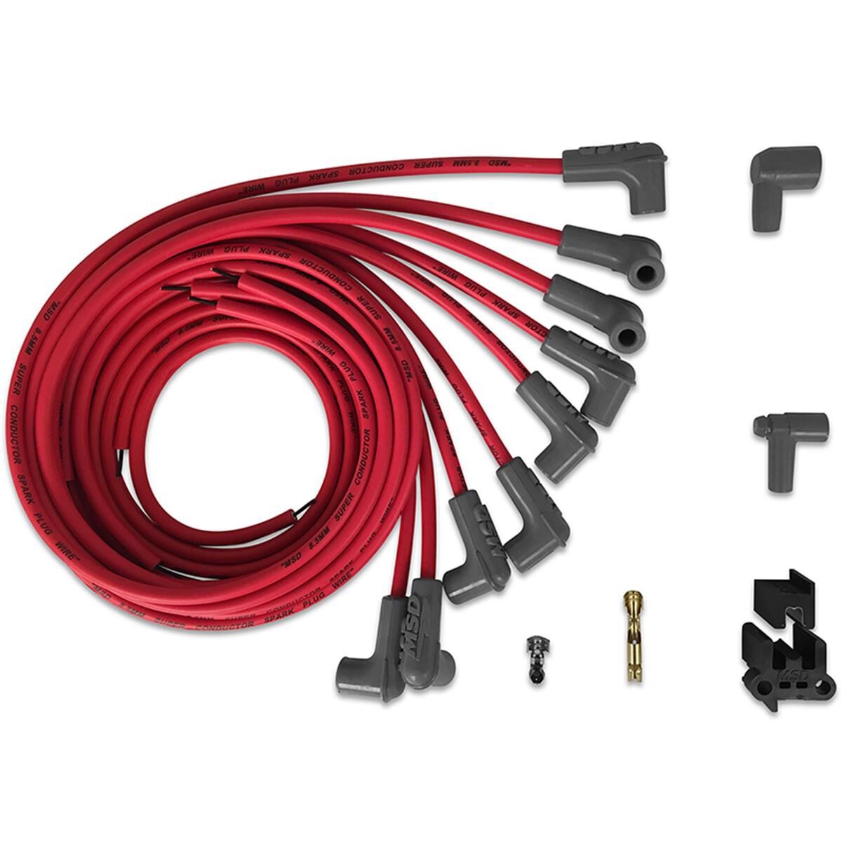 SUPER CONDUCTOR UNIV. LEAD SET RED 8CYL, , scaau_hi-res