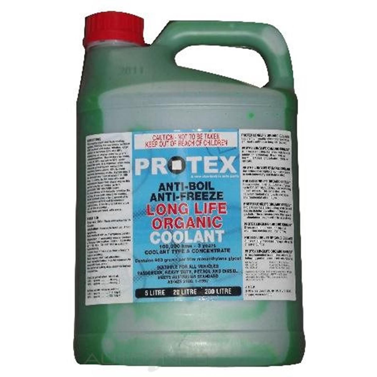 PTX ORGANIC COOLANT 5L, , scaau_hi-res