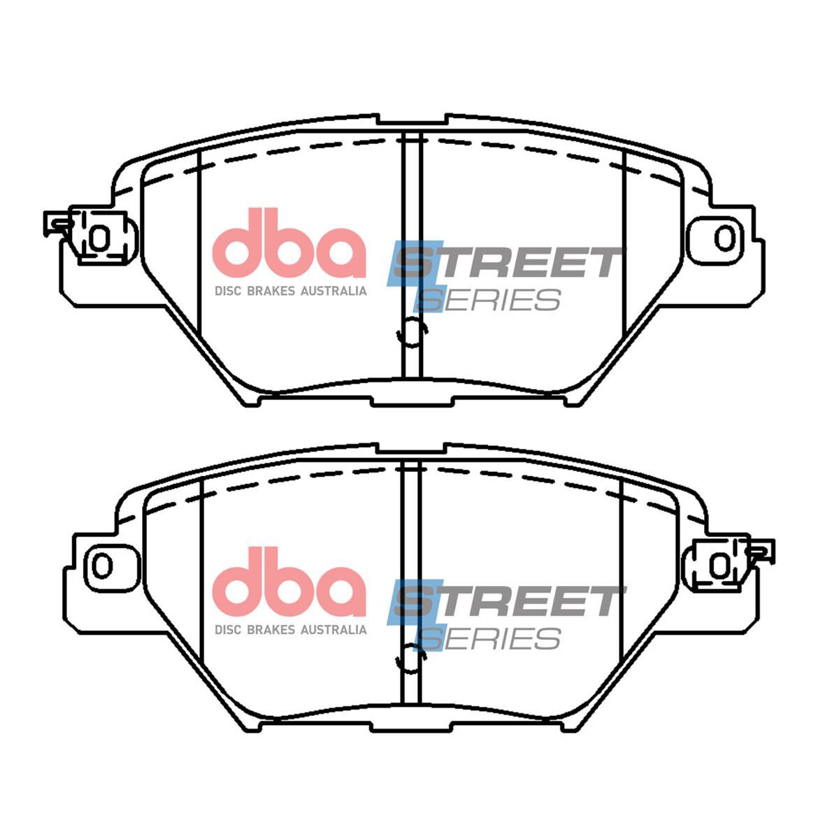 DBA SS STREET SERIES BRAKE PADS [ MAZDA CX-9 PY 2.5L - TC2, TC4 2016 ON R ], , scaau_hi-res