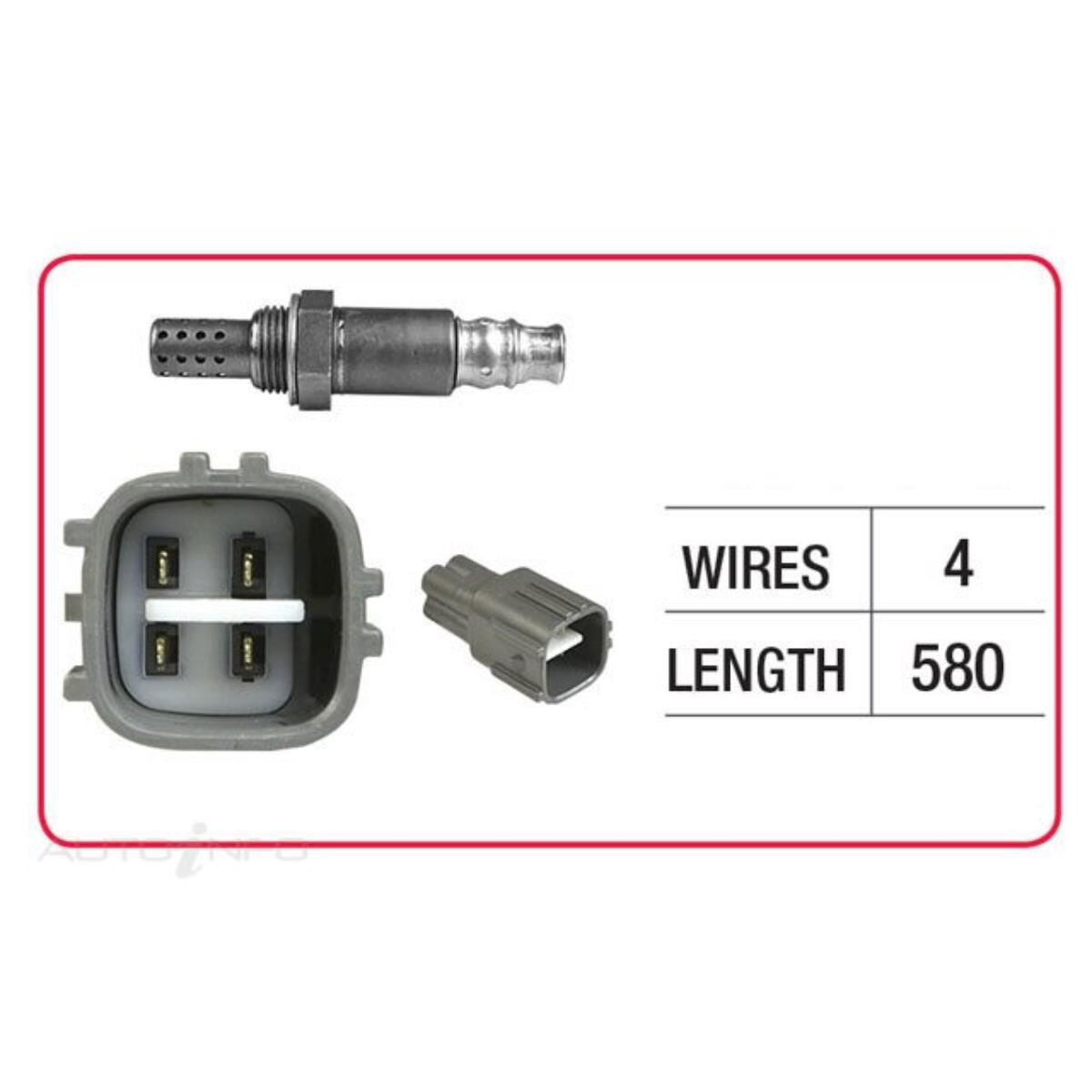 OX SENSOR - TOYOTA 4 WIRE - DIRECT FIT, , scaau_hi-res