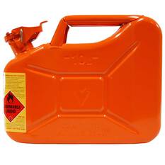 METAL JERRY CAN 10L ETHANOL ORANGE CARTON QTY 4, , scaau_hi-res